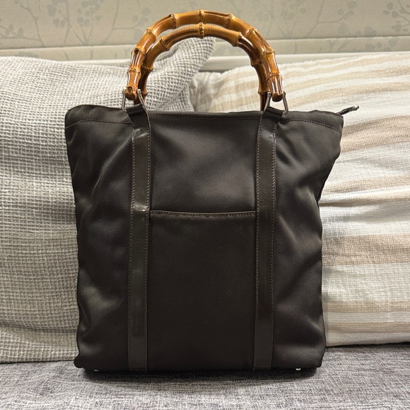 Authentic & Elegant Brown Gucci Hand Bag with Bamboo Handles - Picture 1 of 17